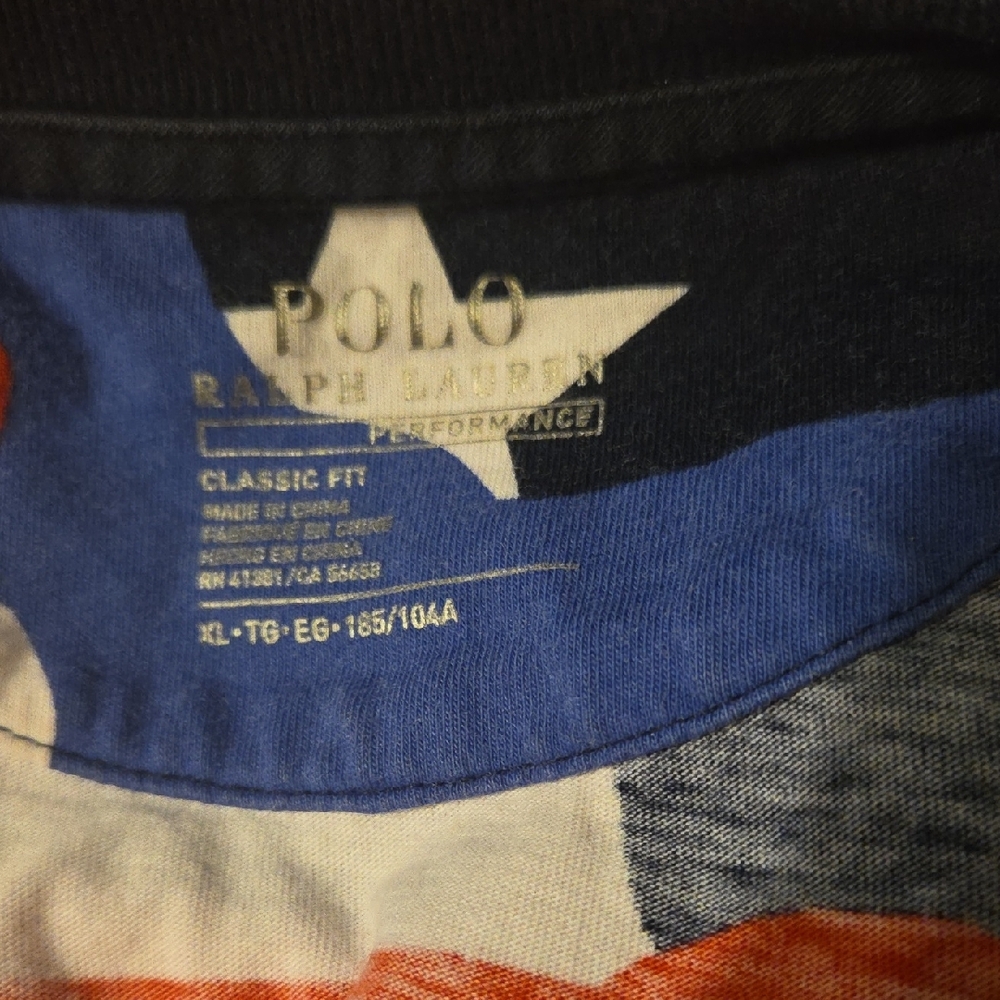 Polo by Ralph Lauren Classic Fit Tee - Red, White, Blue - Picture 3 of 6